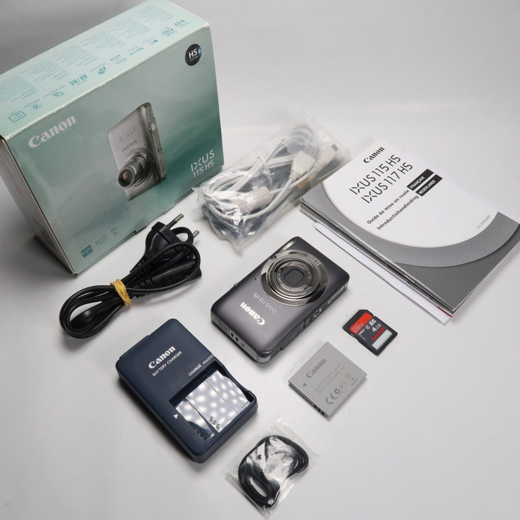 Canon IXUS 105 / SD1300 IS + Nikon Coolpix S3600 + Canon IXUS 115 + Canon IXY 110F – Camera Bundle